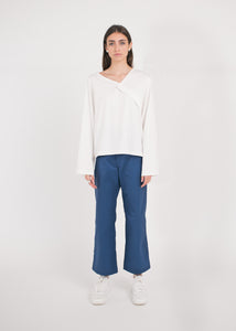 AURA Studios Angle Top Natural White Organic Cotton