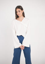 Load image into Gallery viewer, AURA Studios Angle Top Natural White Organic Cotton